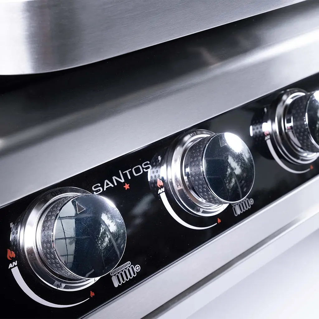 Вбудований газовий гриль Santos Free P-611 з боковим пальником (230223) - фото 7