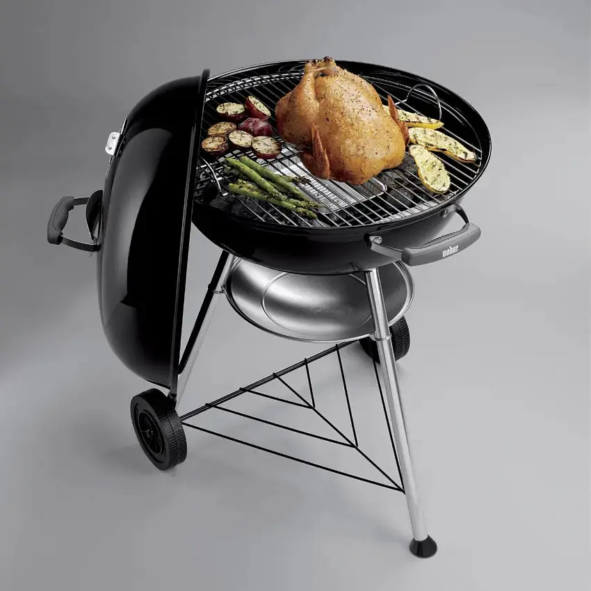 Вугільний гриль Weber Compact Kettle, 57 см, чорний (1321004) - фото 4