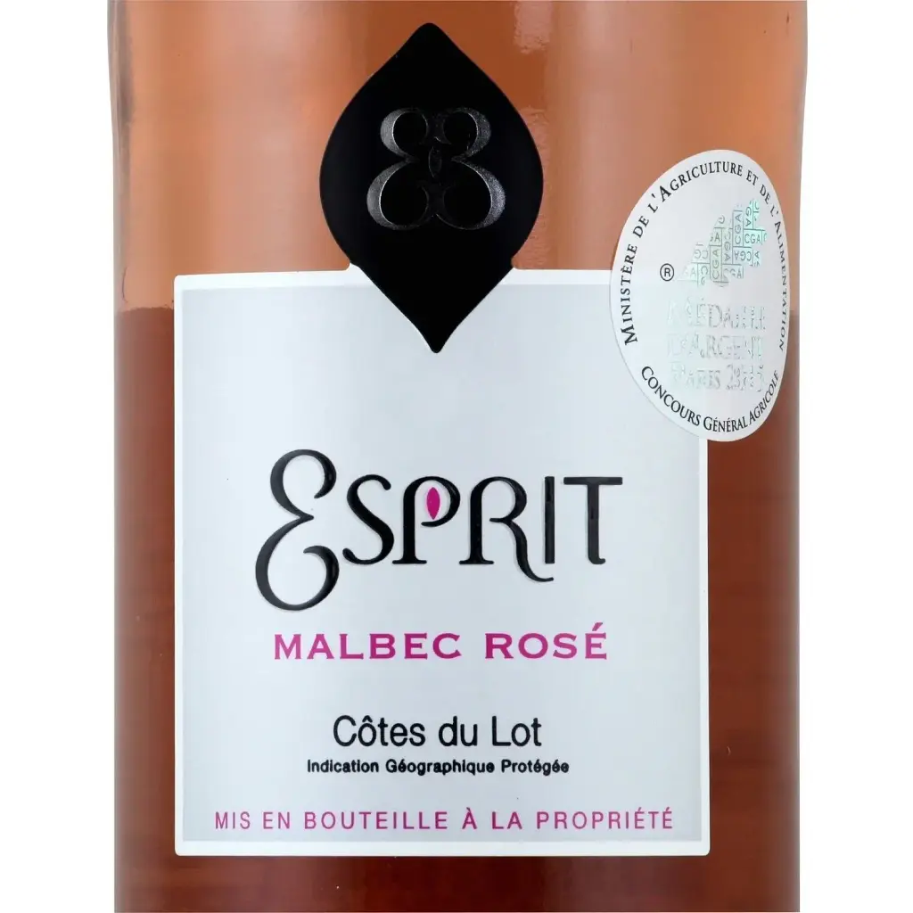 Вино Chateau Laur Esprit IGP Cot du Lot рожеве сухе 0.75 л  - фото 2