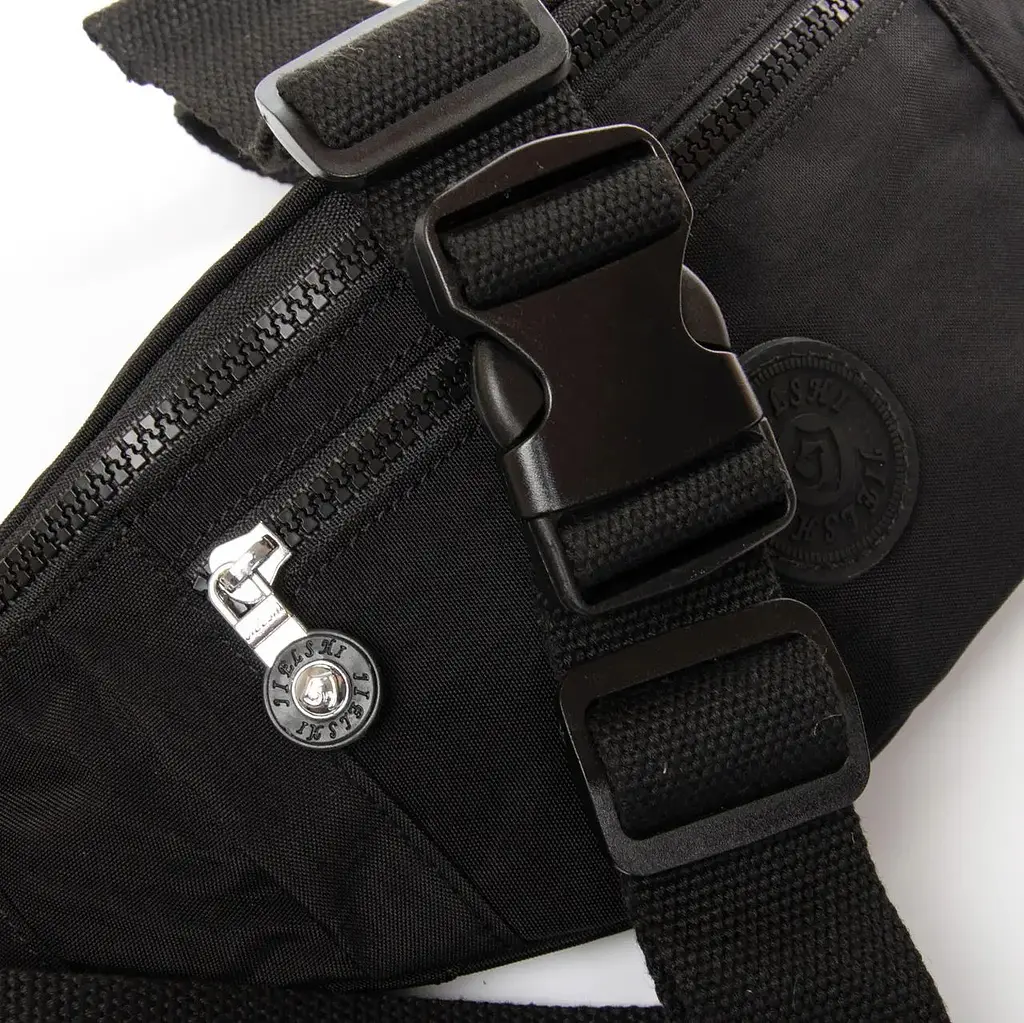 Сумка на пояс Jielshi 25х13х9 см Чорний (LANC25 black) - фото 6