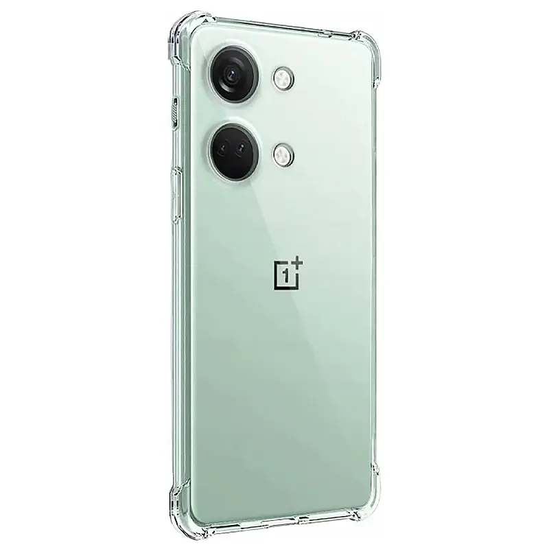 Чехол TPU Getman Ease logo усиленные углы Full Camera для OnePlus Nord 3 Бесцветный прозрачный - фото 3