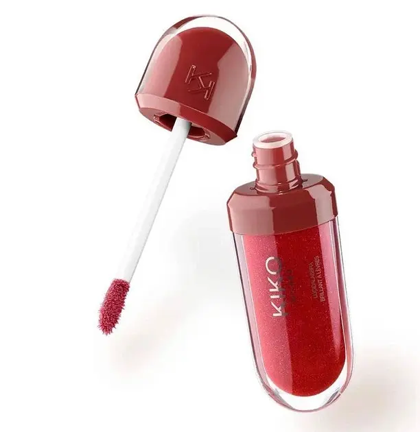 Блиск для губ KIKO MILANO Flirt Alert 3D Hydra Lip Gloss Limited Edition 02 Slay Berry - фото 4