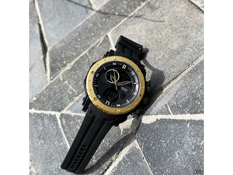 Наручные часы мужские 6012 Black-Gold Sanda acs0030972 - фото 8