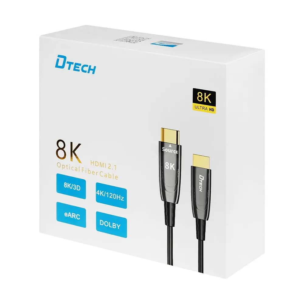 Кабель оптичний HDMI 2.1 100m Dtech DT-HOF8100 (74-00140) - фото 6