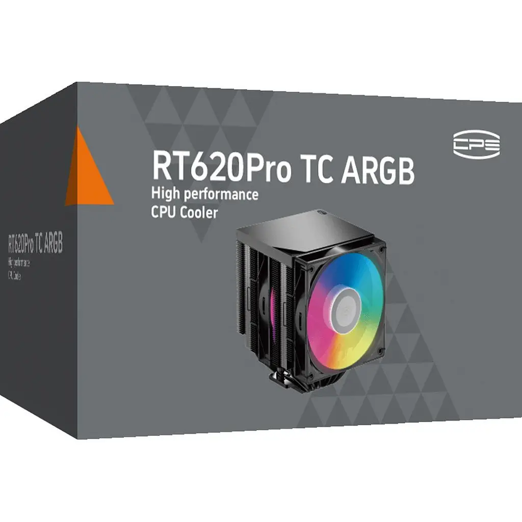 Кулер для процесора PCCooler RT620Pro TC ARGB BK (RT620ProTC-BKAWYX-GL) [176256] - фото 6