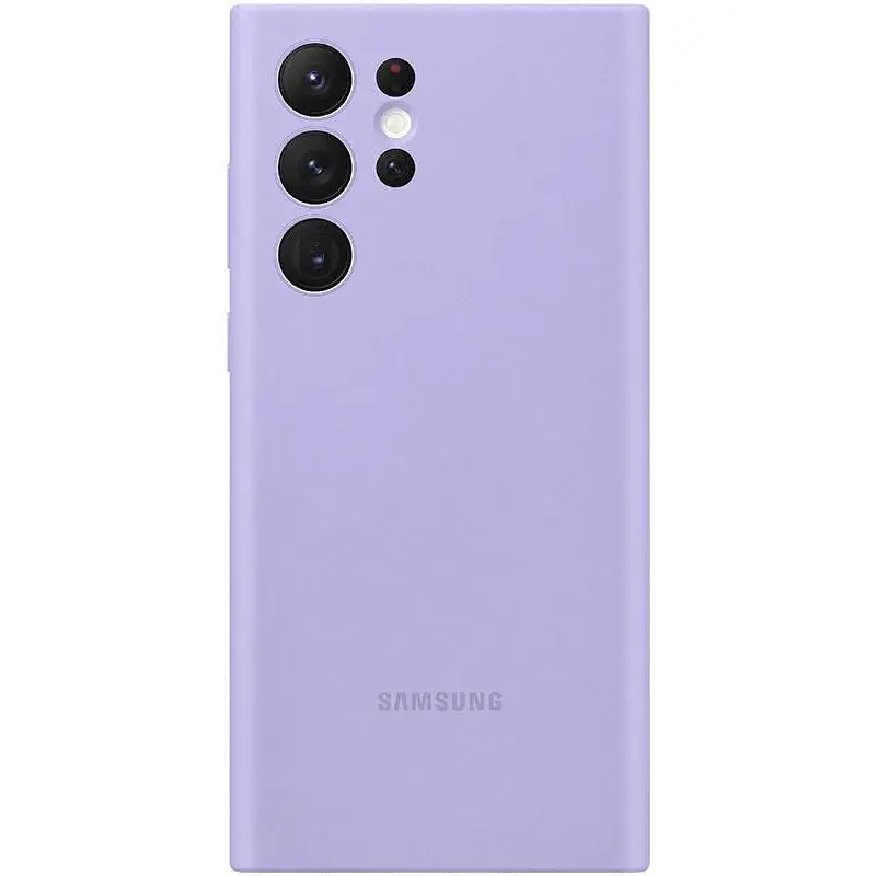 Чохол-накладка Samsung Silicone Cover для Samsung Galaxy S22 Ultra SM-S908 Fresh Lavender (EF-PS908TVEGRU) - фото 6