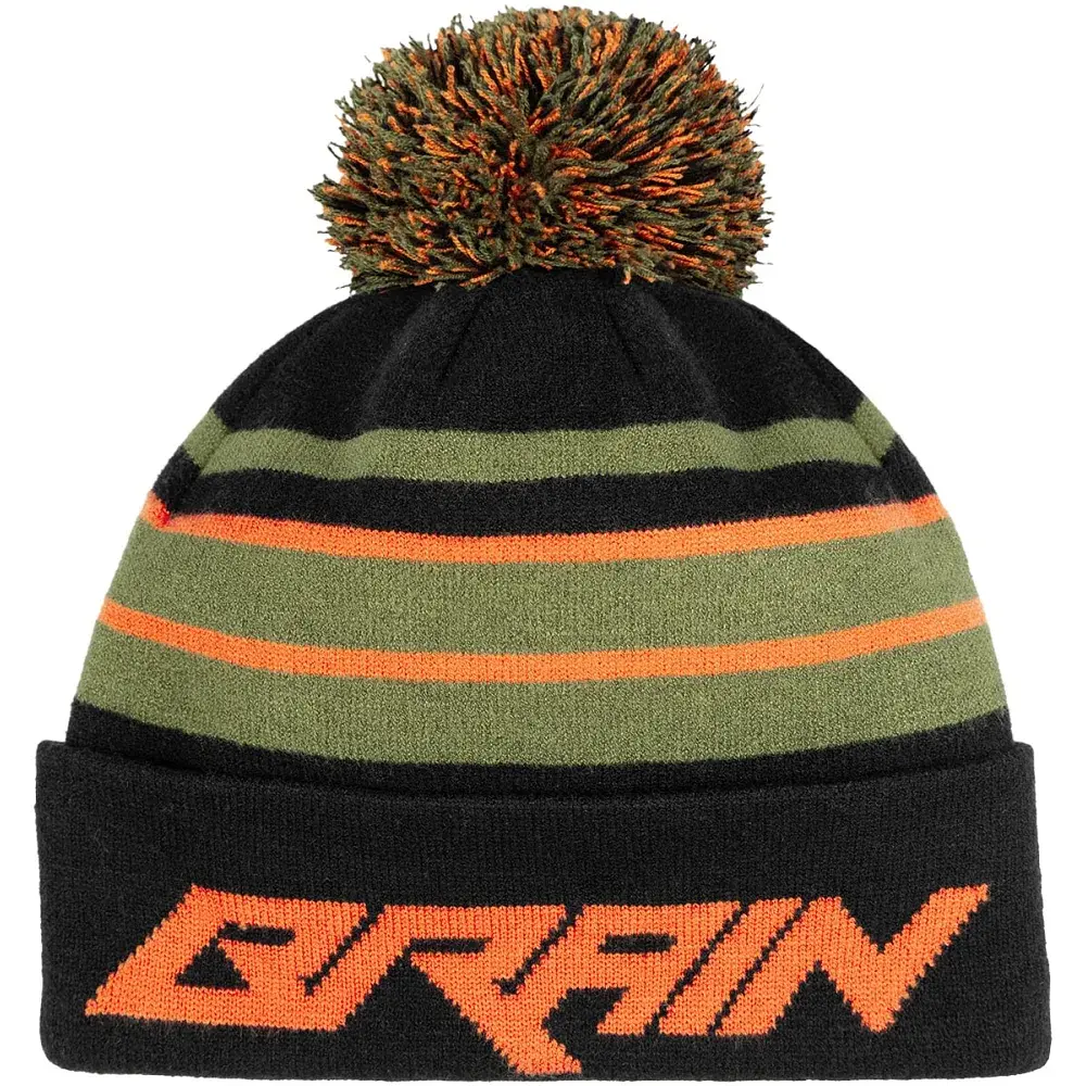 Шапка Brain Strong Line 58 Black/green - фото 3