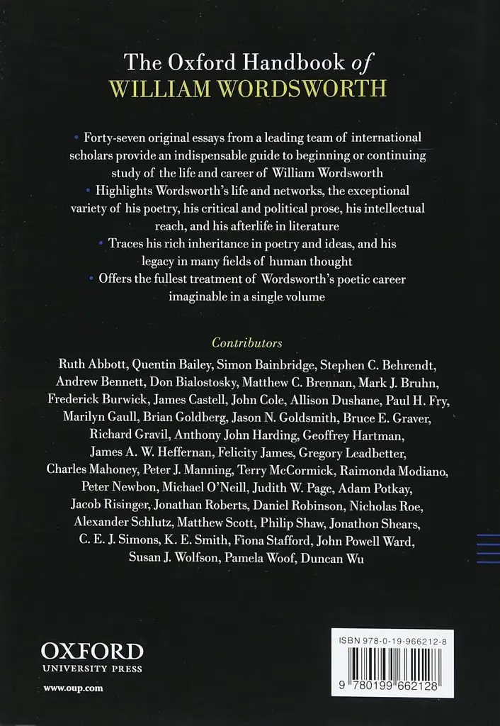 The Oxford Handbook of William Wordsworth - Richard Gravil - фото 2