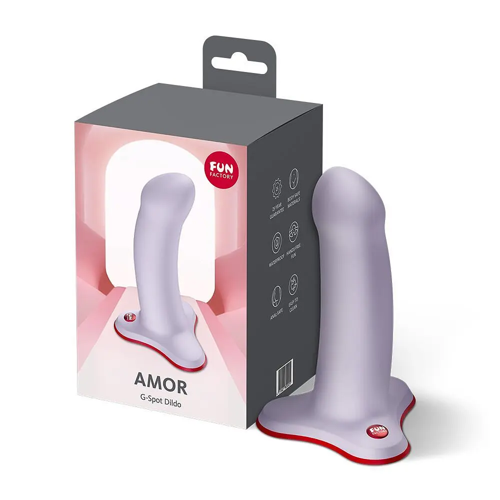 Фалоімітатор Fun Factory Amor lavender, 13.5 см (бузковий) - фото 8