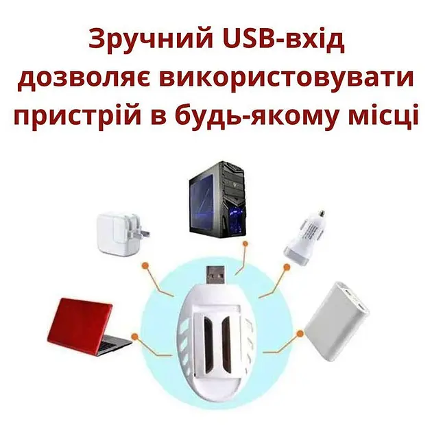 Фумігатор автомобільний від комарів 5V 1А USB Під Таблетку (JC-0027) - фото 6