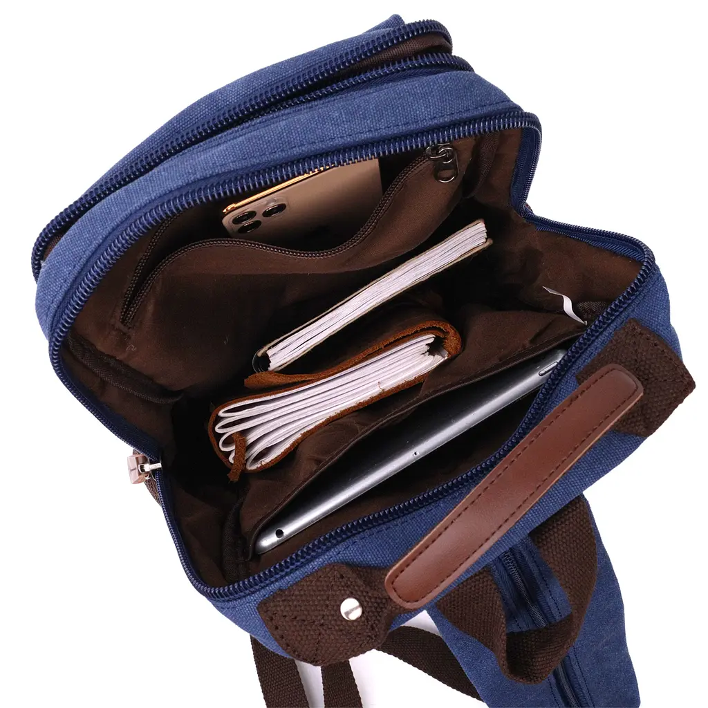 Текстильний рюкзак Vintage 21,5х34х9 см sum0023483 - фото 5