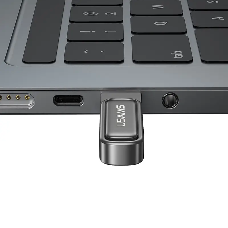 Флеш-накопитель Usams US-ZB349 USB 3.2 Type-C Dual Ports 256GB Tarnish - фото 7