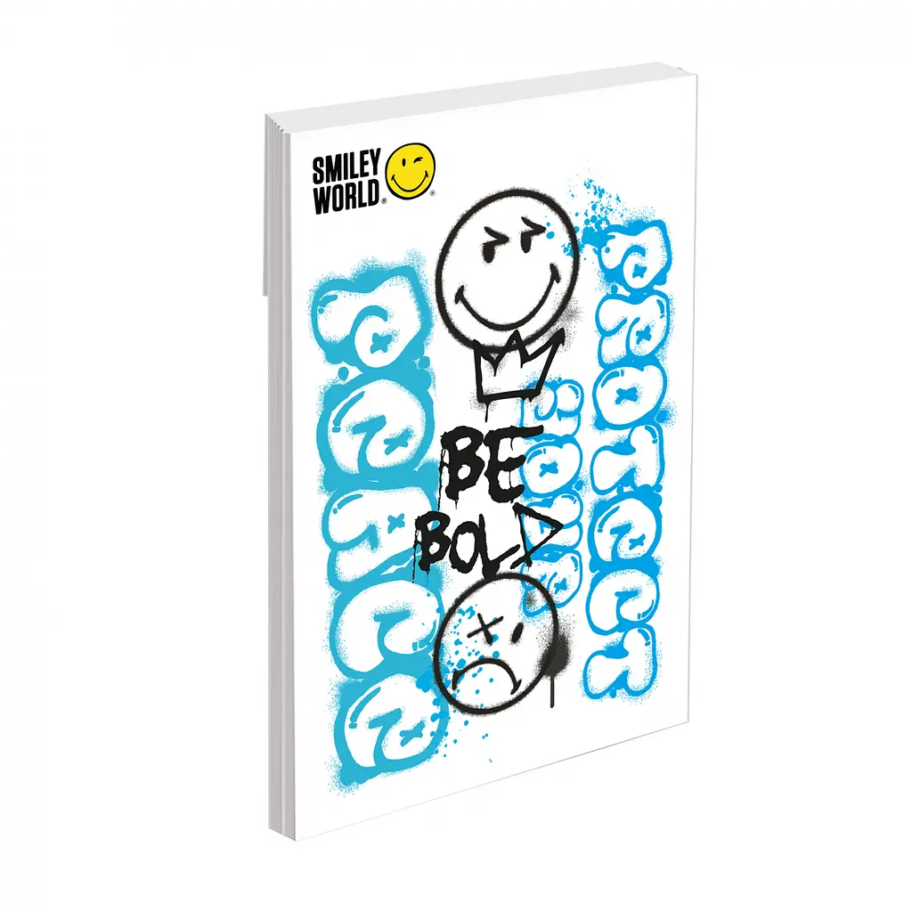 Блокнот Yes Smiley World А7 48 аркушів клітинка 1 шт. в асортименті (152572) - фото 5