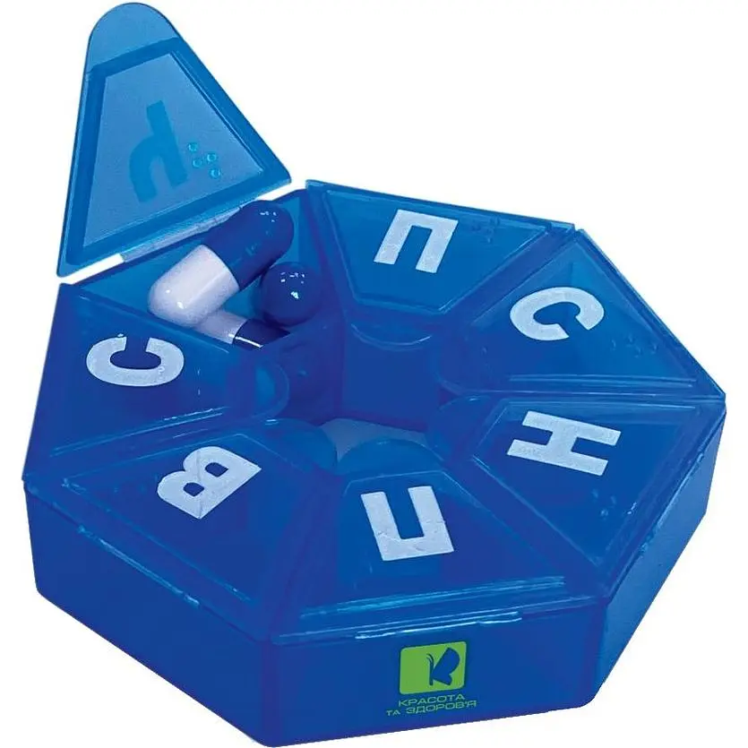 Органайзер для таблеток Красота та Здоров'я Ромашка (РТ 6073) - фото 2