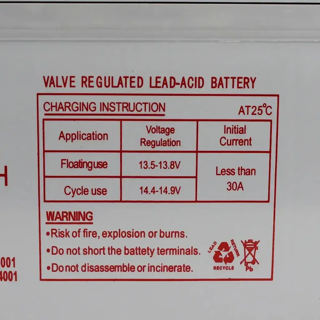Гелевий акумулятор Gel Battery (100 Ah 12V) для джерел безперебійного живлення - фото 5