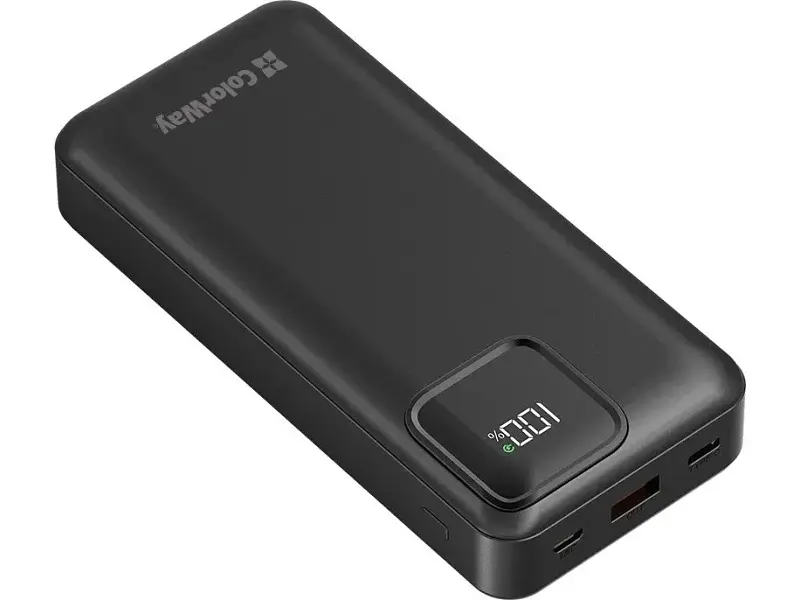 Зовнішній акумулятор (Power Bank) ColorWay 20000mAh Optimal Power Black (CW-PB200LPB5BK-PDD) - фото 3