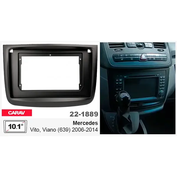 Переходная рамка Carav Mercedes-Benz Vito, Viano (W639) (22-1889) - фото 5