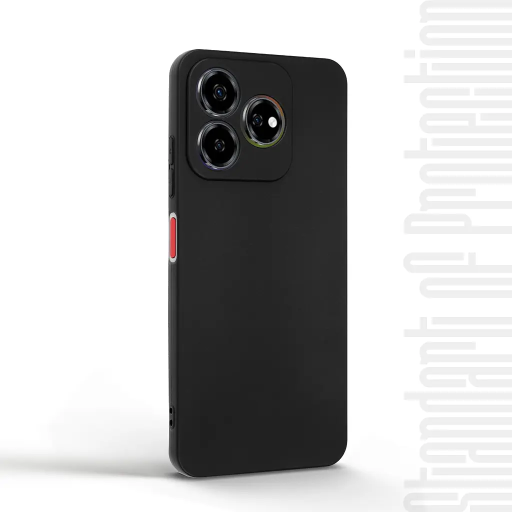 Чехол-накладка для смартфона ZTE Nubia V60 противоударный, силиконовый, термополиуретановый (ТПУ), с защитой камеры и корпуса, черный, защита всего корпуса, ArmorStandart (ARM78949) - фото 2
