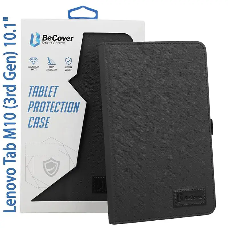 Чохол до планшета BeCover Slimbook Lenovo Tab M10 TB-328F (3rd Gen) 10.1" Black (708339) - фото 3