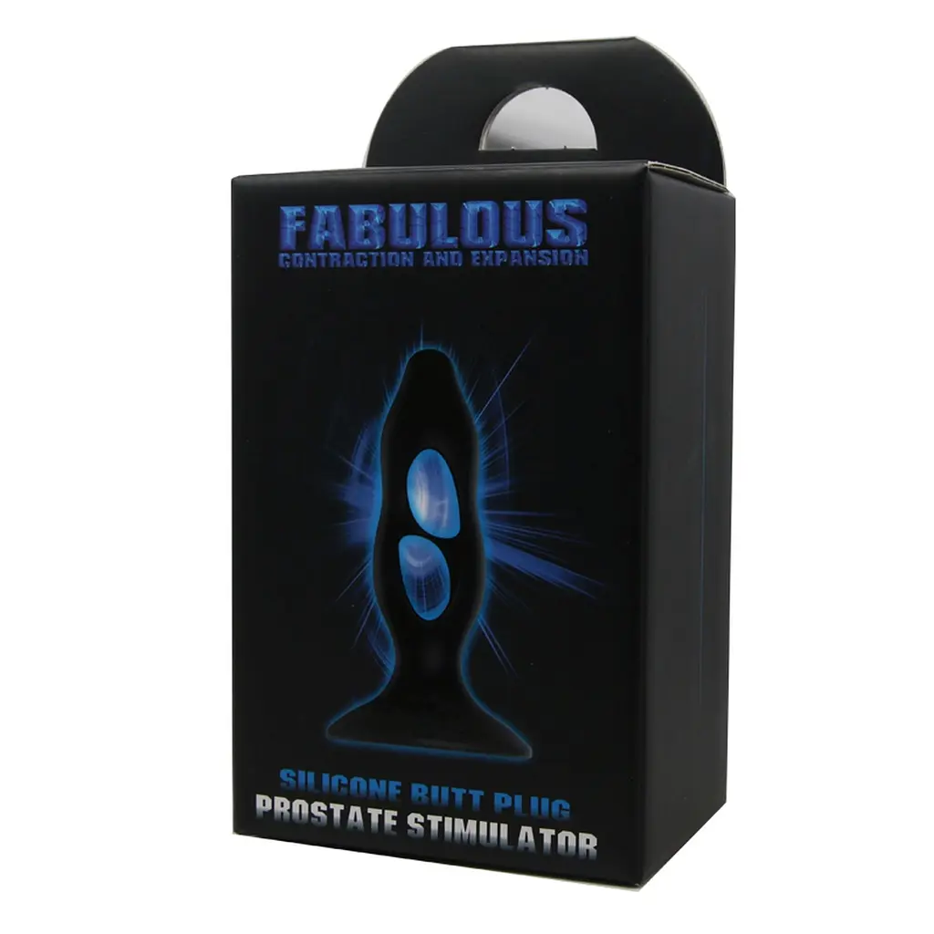 Анальна пробка Fabulous Contraction And Expansion 11 см (чорний) - фото 5