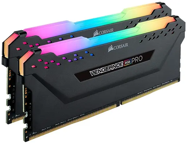Оперативна пам'ять Corsair 16GB (2x8GB) DDR4 3200MHz Vengeance RGB Pro Black (CMW16GX4M2C3200C16) Б/В - фото 2