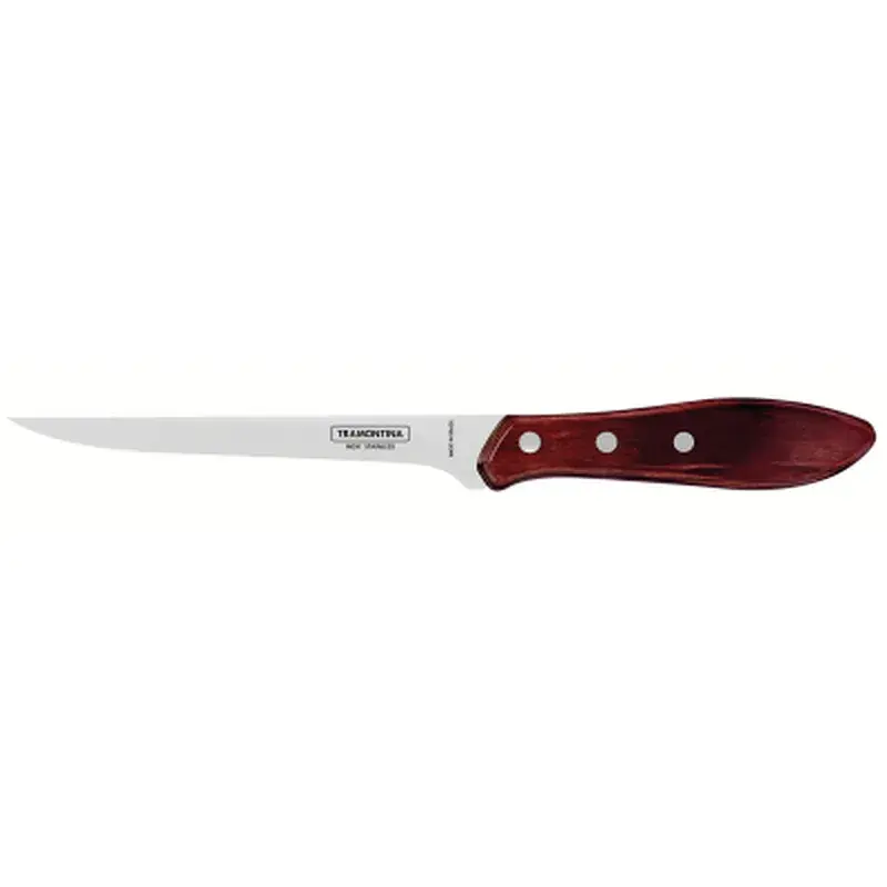 Кухонний ніж Tramontina Barbecue Polywood Fillet, 152 мм, червоне дерево (21188/176) - фото 2