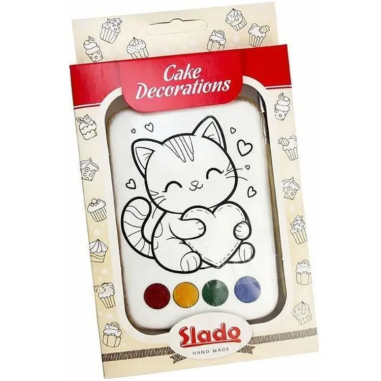 Набір медово-імбирний пряник Slado Листівка з пензликом 90 г - фото 6