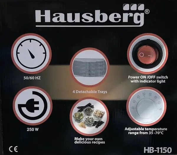Сушка для овочів та фруктів Hausberg HB-1150 - фото 5