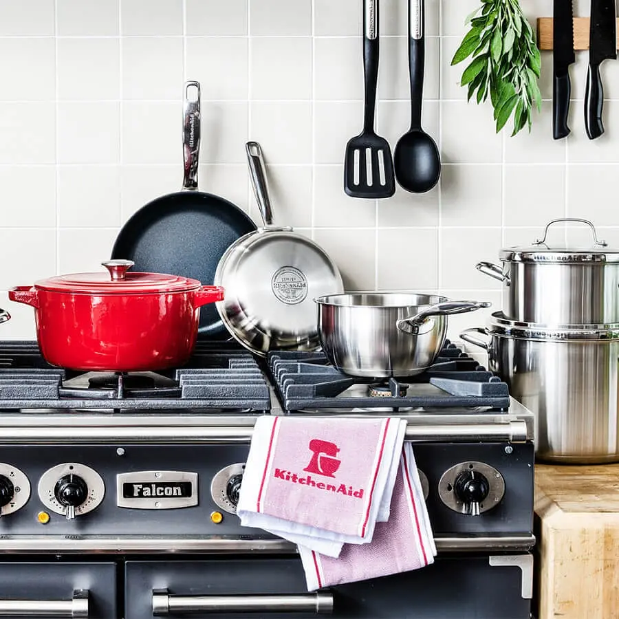 Набір кухонних рушників KitchenAid 70 х 50 см 2 шт. 45 х 45 см 1 шт. (CC000007-001) - фото 4