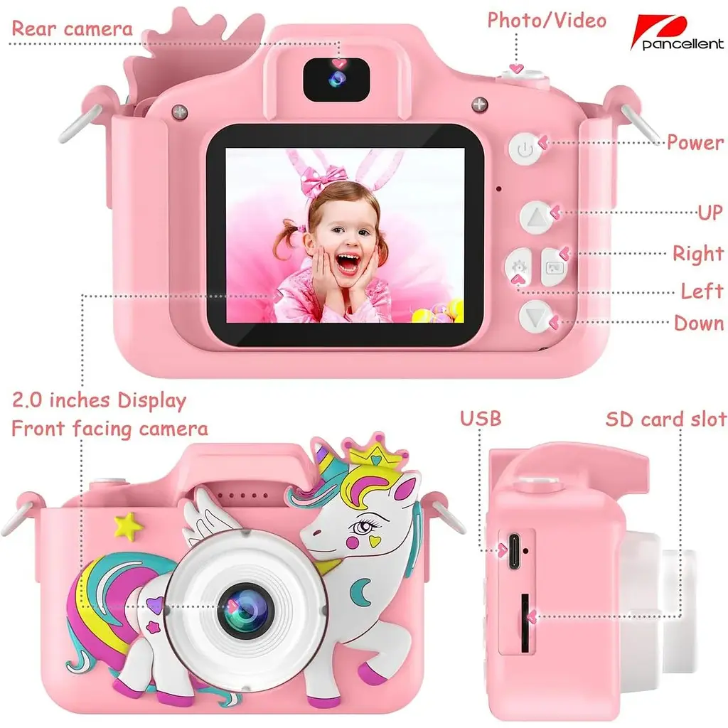 Дитяча камера Pancellent Upgrade Unicorn для дітей від 3 до 9 років - фото 3