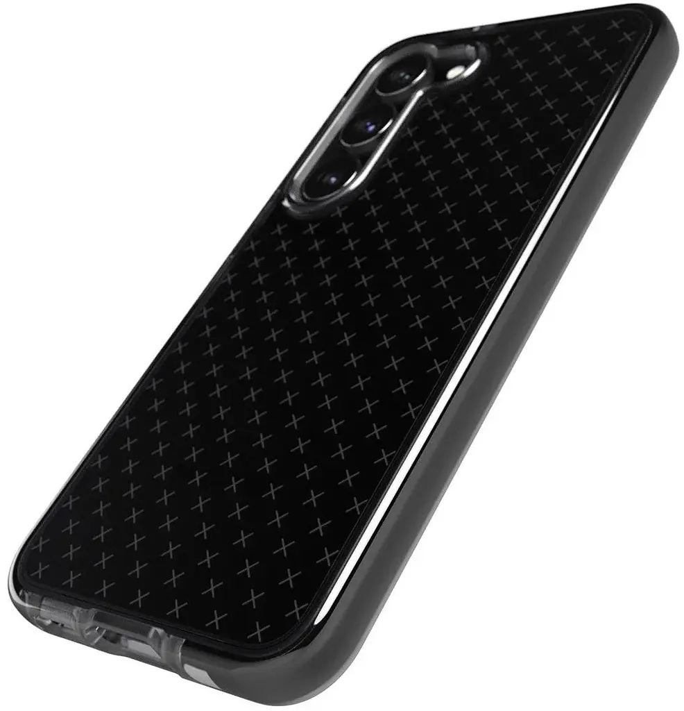 Оригінальний силконовий чохол для Samsung Galaxy S23 PLUS (S916) Tech21 Evo Check Протиударний Black T21-10093 - фото 8