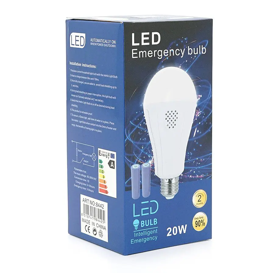 Переносний ліхтар-лампа Voltronic T39393 Emergency Energy + гачок, акумулятор 2 18650, 20W, E27 - фото 3