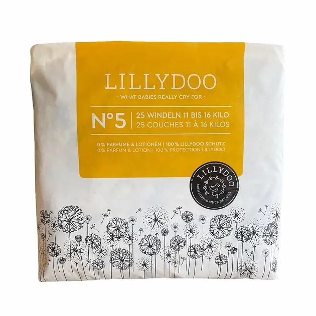 Підгузки LILLYDOO 5 (11-16 кг), 25 шт