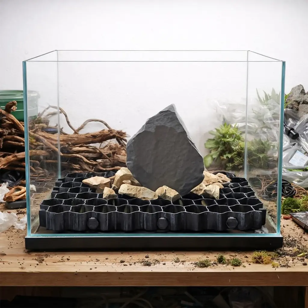 Решітка під ґрунт Kruger Meier Hardscape Grid 60x40 см для захисту дна акваріум - фото 8