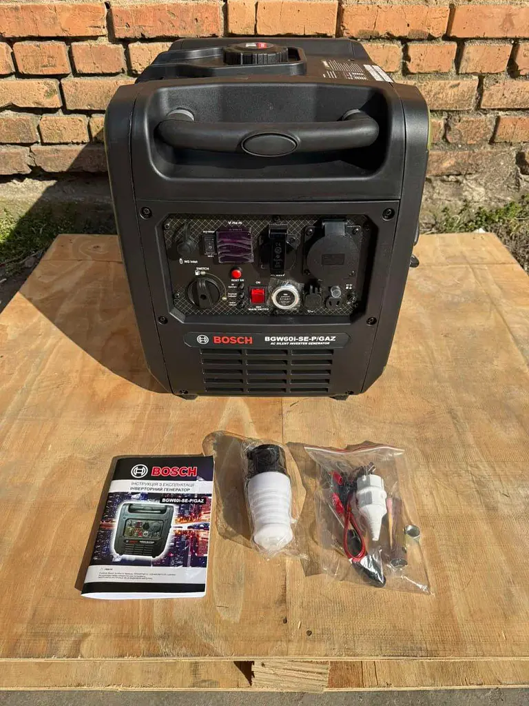 Інверторний Двопаливний генератор-чемодан з колесами Bosch BGW60i-SE-P/GAZ (4.5/5.0 кВт) +Електростартер  - фото 3