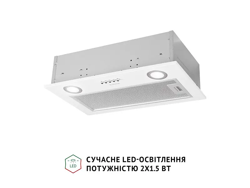 Витяжка Perfelli BI 5022 WH LED - фото 4