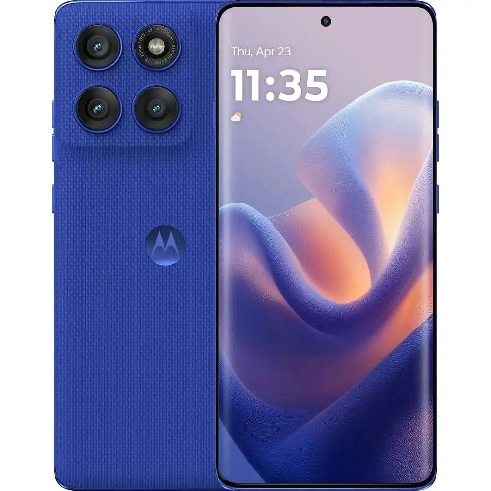 Смартфон Motorola Moto Edge 60 Pro 12/512GB Dazzling Blue (PB7X0010PL) - фото 4