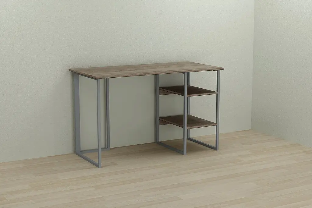 Комп'ютерний стіл Ferrum-decor Кевін 75x120x70 сірий ДСП Дуб Сонома Труфель 16мм (FRD-101749) - фото 5
