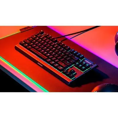 Клавіатура SteelSeries Apex 3 TKL UA USB Black (64831) - фото 8