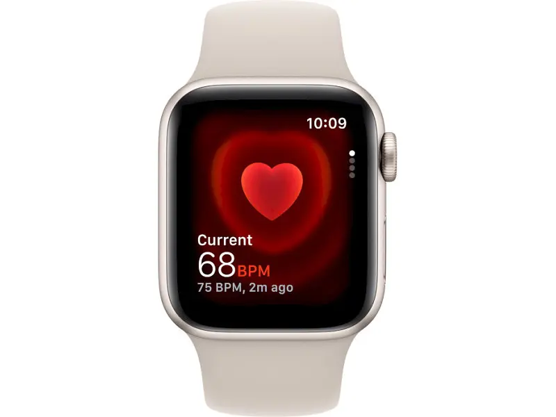Смарт-годинник Apple Watch SE 2 GPS 40mm Starlight Aluminium Case with Starlight Sport Band S/M (MR9U3) - фото 4