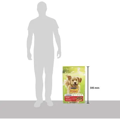 Сухий корм для собак Purina Friskies Active з яловичиною 10 кг (7613031395484) - фото 4