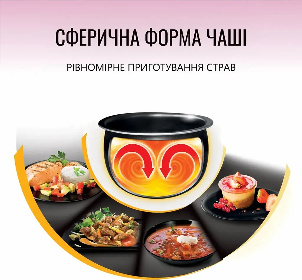 Мультиварка Tefal Initial Spherical Bowl (RK740532) - фото 5