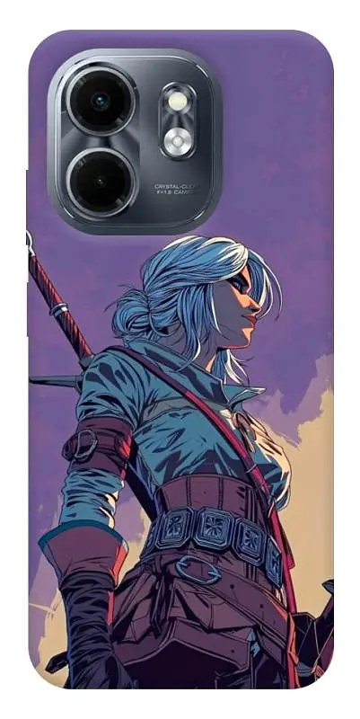 TPU чохол Demsky The witcher ciri для Infinix Smart 9 4G / Hot 50i