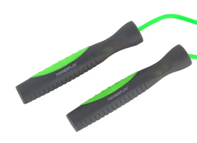 Скакалка PowerPlay 4204 Classic Jump Rope Зелена 2,7 м (PP_4204_Green) - фото 3