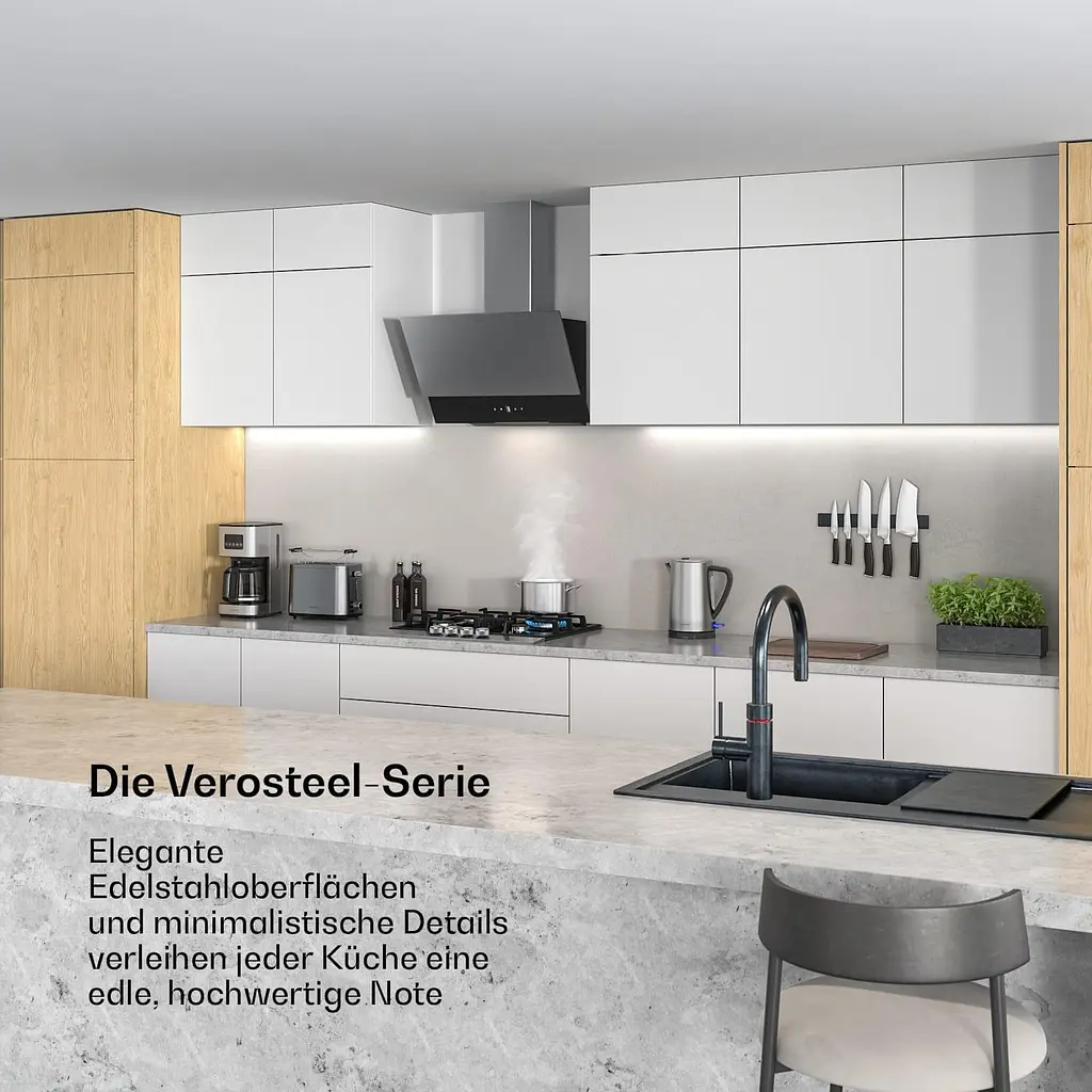 Вытяжка Klarstein Verosteel Smart 60 см (10047367) - фото 2