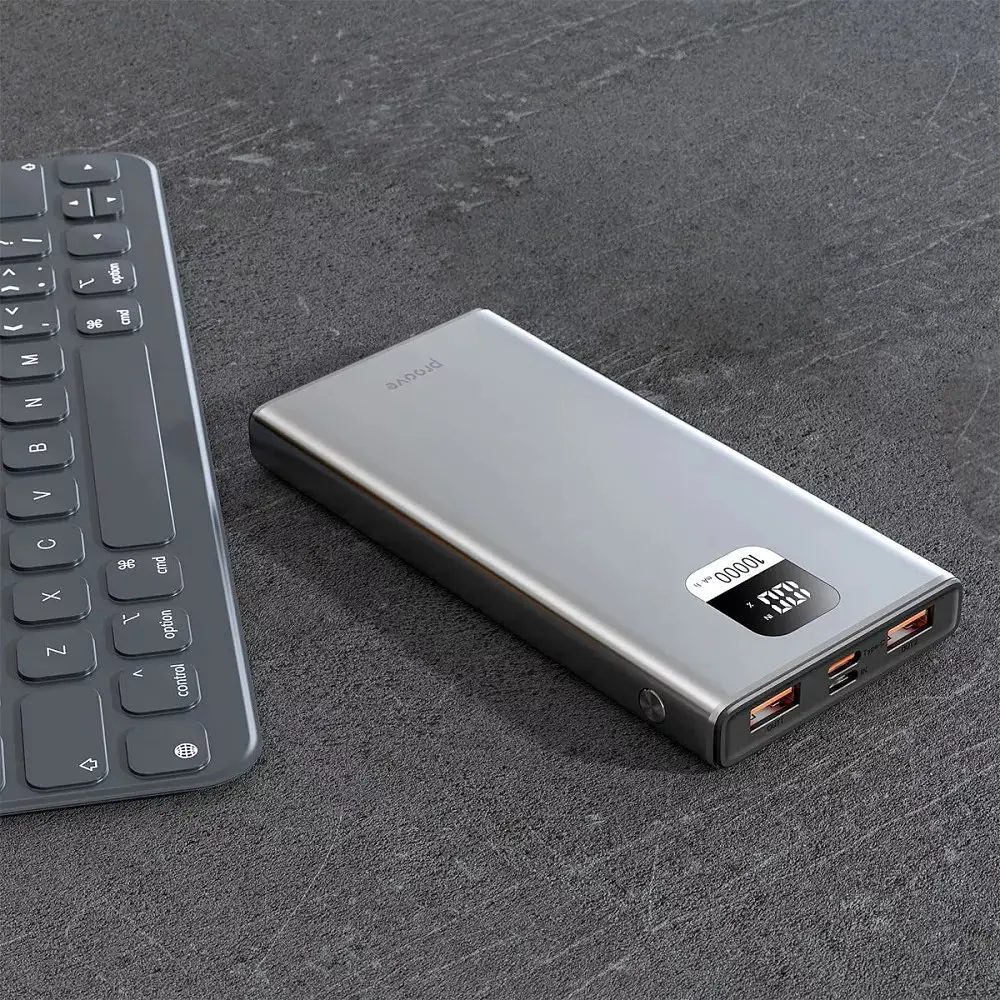 Портативная батарея Proove Guardian 22.5W 10000mAh металлически-серая - фото 4