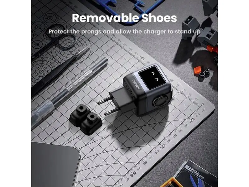 Мережевий зарядний пристрій UGREEN Nexode RG 65 W GaN Charger (25685B) - фото 4