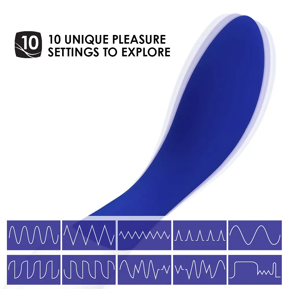 Вибратор Lelo Mona Wave 19.5 см синий - фото 2