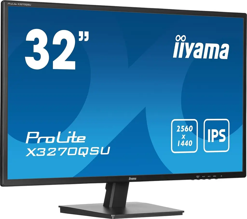 Монітор 31.5" Iiyama 31,5" X3270QSU-B1 QHD IPS 100Hz (X3270QSU-B1) - фото 3