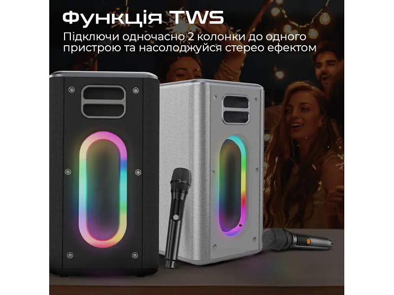Портативна колонка HiFuture MusicBox 100W Black (musicbox.black) - фото 5
